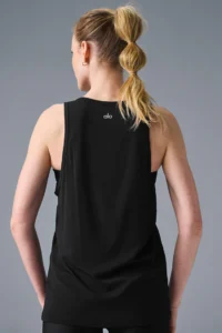 Everyday Modal Rib Tank in Black - Image 2