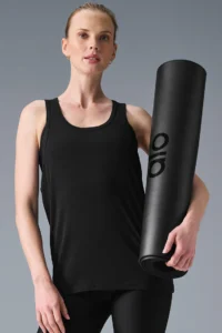 Everyday Modal Rib Tank in Black - Image 3