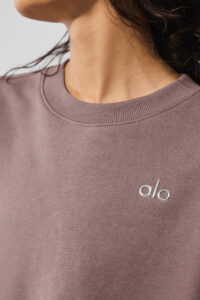 Accolade Crew Neck Pullover in Mushroom - Image 4