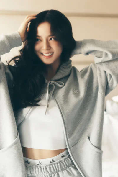 Accolade Full Zip Hoodie in Athletic Heather Grey