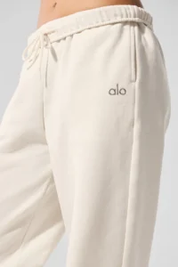 Accolade Sweatpant in Ivory - Image 4