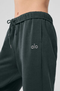 Accolade Sweatpant in Charcoal Green - Image 4