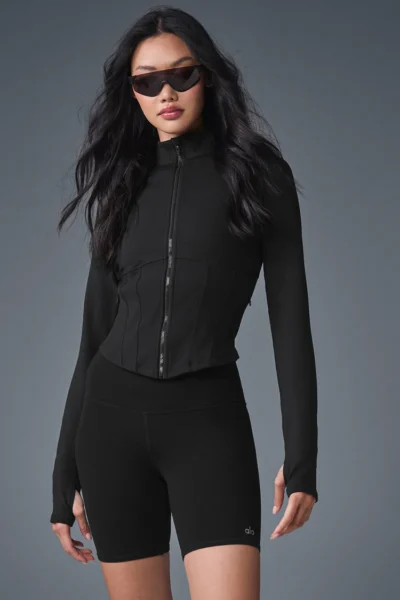 Airbrush Corset Full Zip Jacket