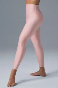 7/8 High-Waist Airlift Legging Ballet Pink - Image 2