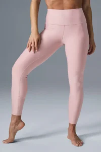 7/8 High-Waist Airlift Legging Ballet Pink