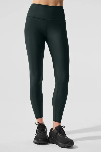 7/8 High-Waist Airlift Legging Charcoal Green