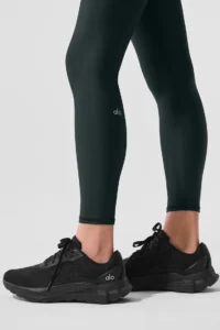 7/8 High-Waist Airlift Legging Charcoal Green - Image 4