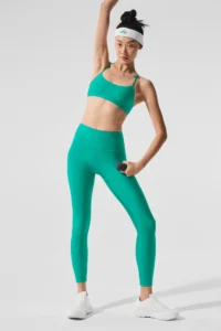 7/8 High-Waist Airlift Legging Spruce Green - Image 5