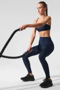 7/8 High-Waist Airlift Legging Navy - Image 6