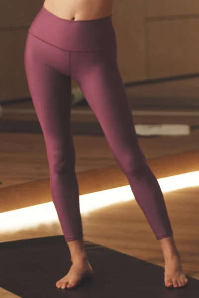 7/8 High-Waist Airlift Legging Burgundy Truffle