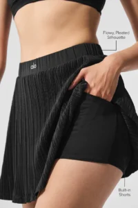 Micro Plisse Tennis Skirt - Image 11