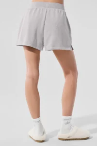 Washed Low Key Sweat Short - Grey Sky Wash - Image 4