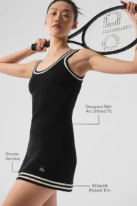Tennis Club Sweater Knit Dress - Image 10