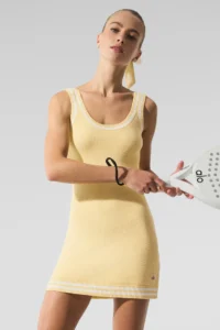 Tennis Club Sweater Knit Dress - Image 2