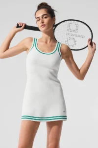 Tennis Club Sweater Knit Dress - Image 5