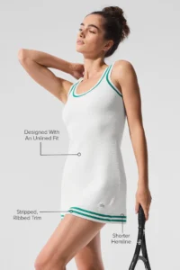 Tennis Club Sweater Knit Dress - Image 6
