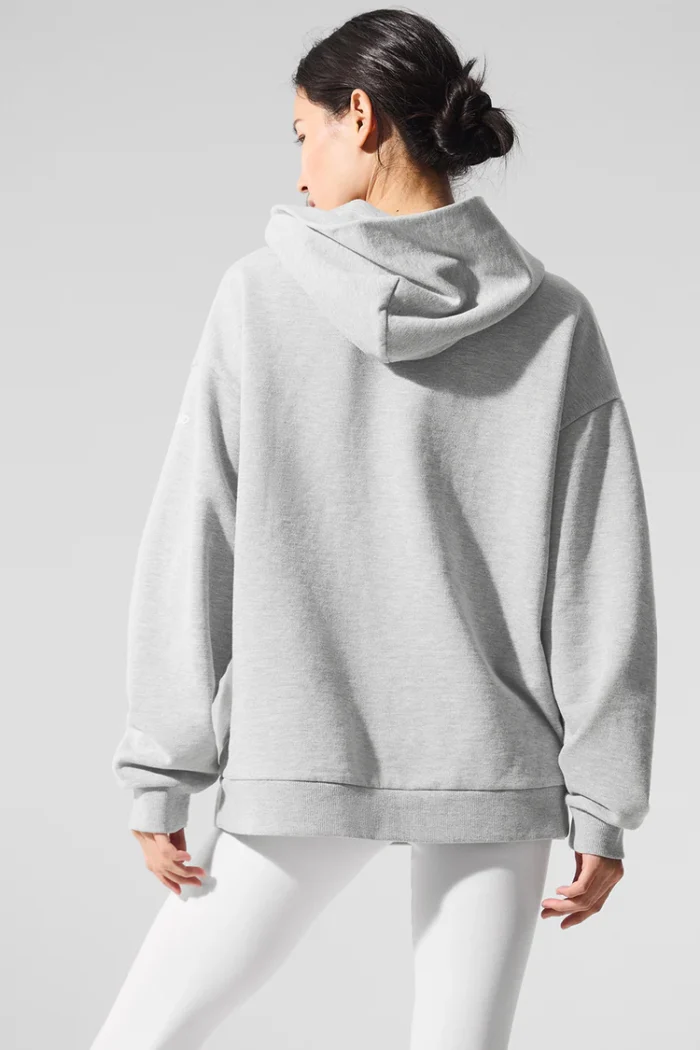 Chill Hoodie Athletic Heather Grey - Image 2