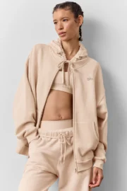 Accolade Full Zip Hoodie Macadamia