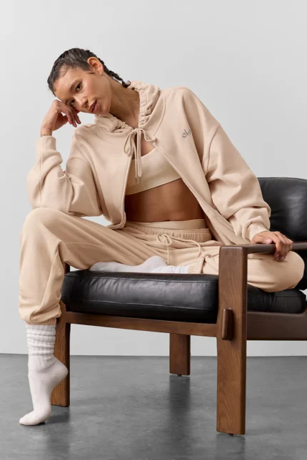 Accolade Full Zip Hoodie Macadamia