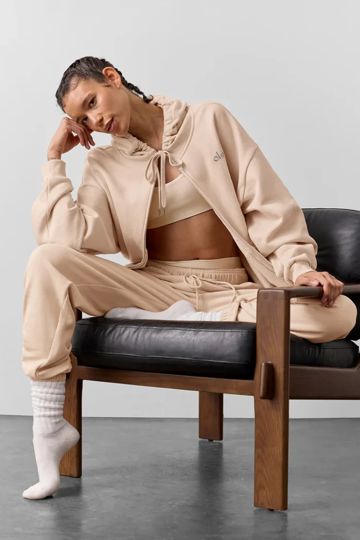 Accolade Full Zip Hoodie Macadamia