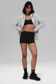 Renown Heavy Weight Full Zip Hoodie Athletic Heather Grey