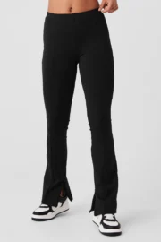High-Waist 7/8 Zip It Flare Legging