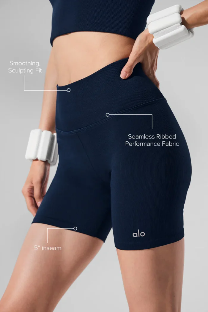 5" Seamless Ribbed Favorite Short - Image 2