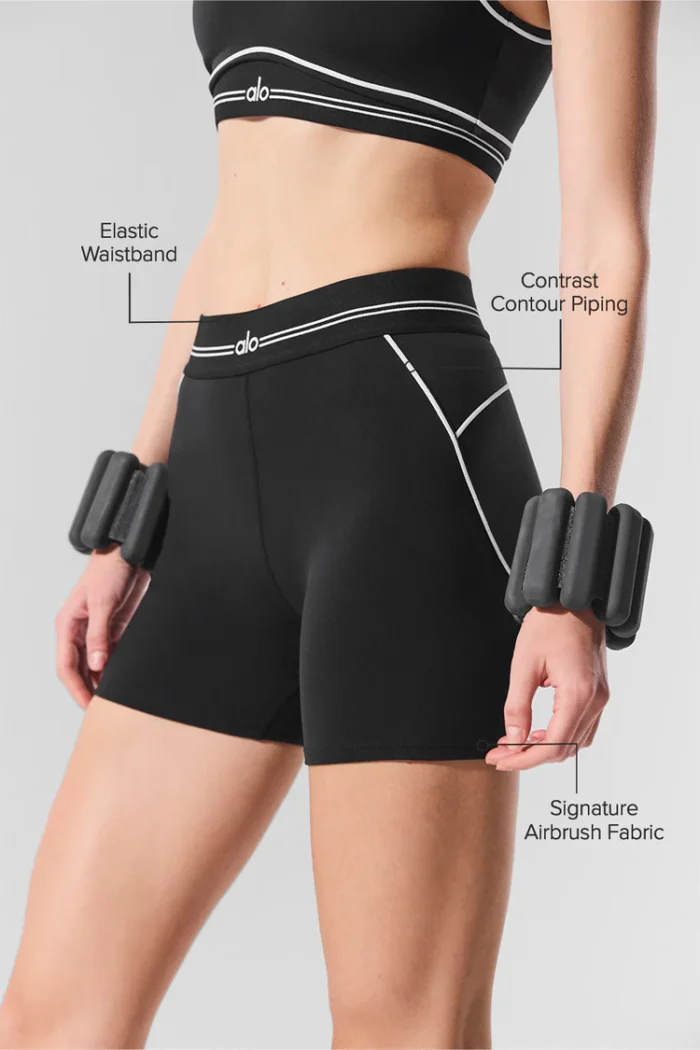4” Airbrush High-Waist Heart Throb Short - Image 2